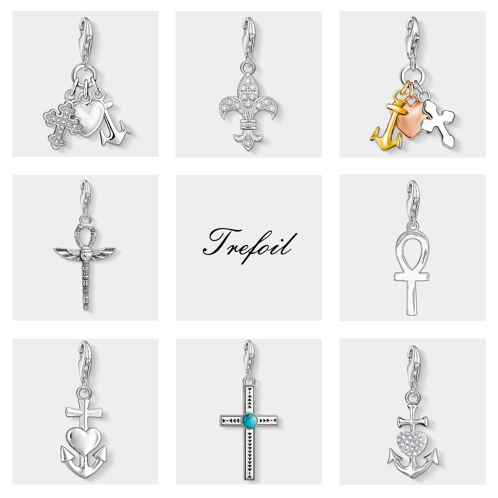 Кулон с подвеской Fluer de liis Hope Love Faith ювелирные изделия из стерлингового серебра 925
