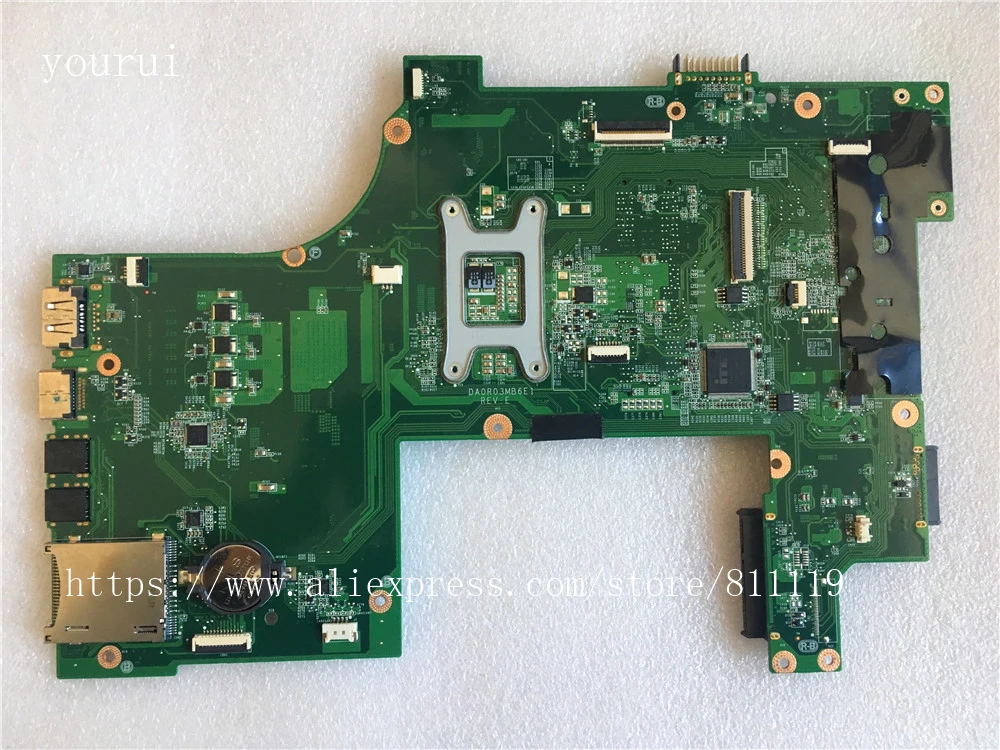 yourui для dell inspiron 17r n7110 laptopmotherboard cn 0xmp5x 0xmp5x xmp5x da0r03mb6e1 ddr3 100 рабочи