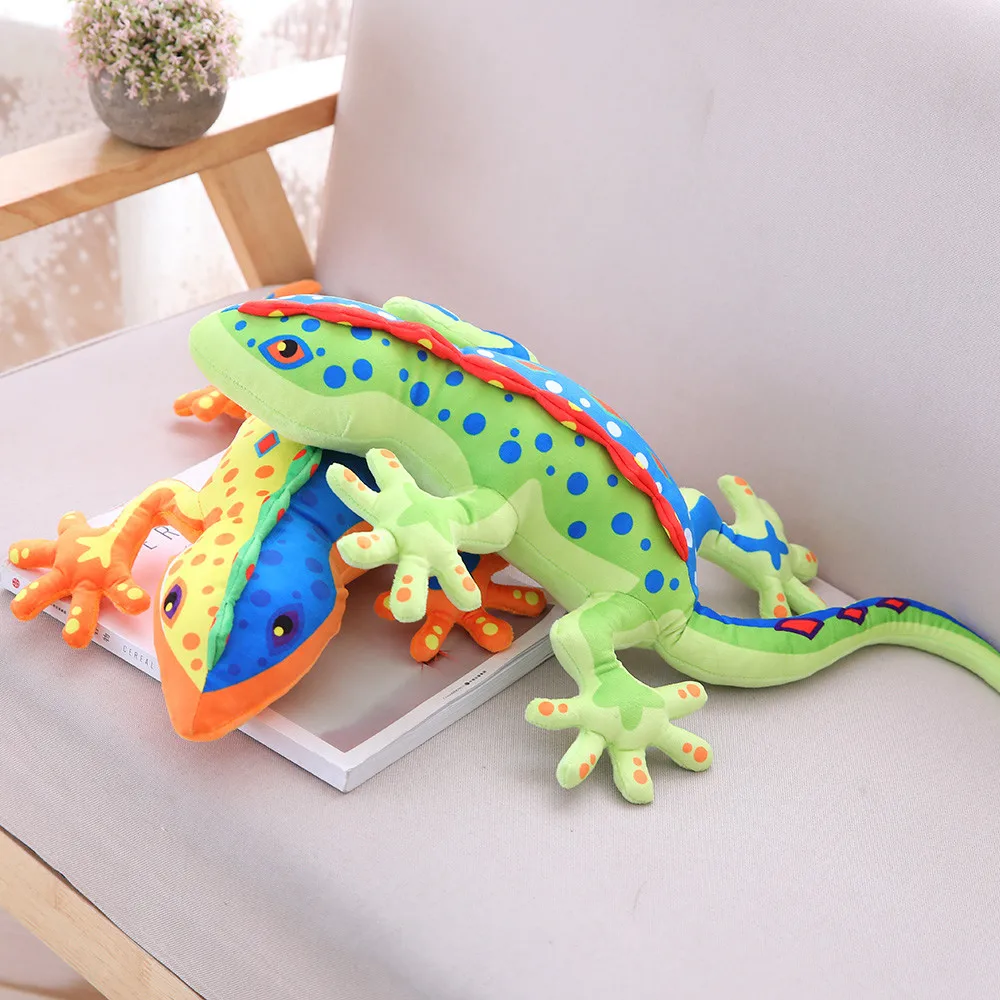 Мягкая мягкая Набивная игрушка Gecko хамелеон ящерица Успокаивающая подушка