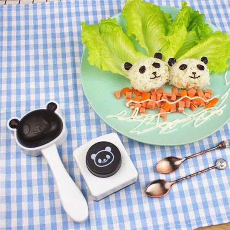 Roasting Panda Panda Rice Ball Set Cute Rice Mould Seaweed Laver Embossing Machine