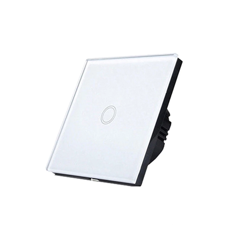 

Сенсорный настенный переключатель 1 2 3 группы RF 433 433 МГц беспроводной переключатель управления с закаленным стеклом 110 220 240 В переменного тока
