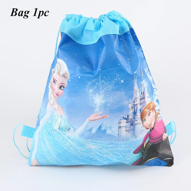 bag 1pc Дисней Холодное сердце принцесса Снежная королева тематическая вечеринка на день рождения украшения Детские вечерние принадлежности для девочек Декор Детский день рождения набор посуды - Color: bag 1pc