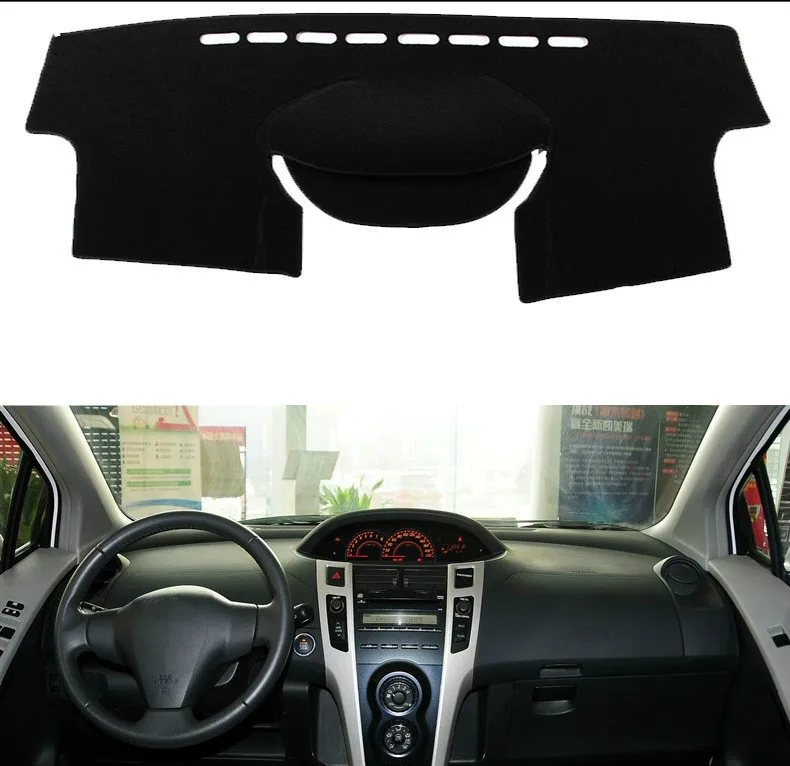 Внутренняя крышка приборной панели автомобиля для Toyota Vitz / Yaris хэчбек 2006 2011 коврик