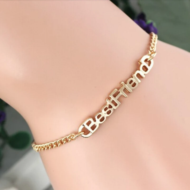 1 шт. кулон с буквами амулет браслет Лучший Друг женский для женщин ювелирные