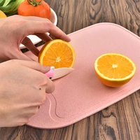 wheat straw chopping board plastic chopping board kitchen cutting food supplement fruit small chopping board double sided