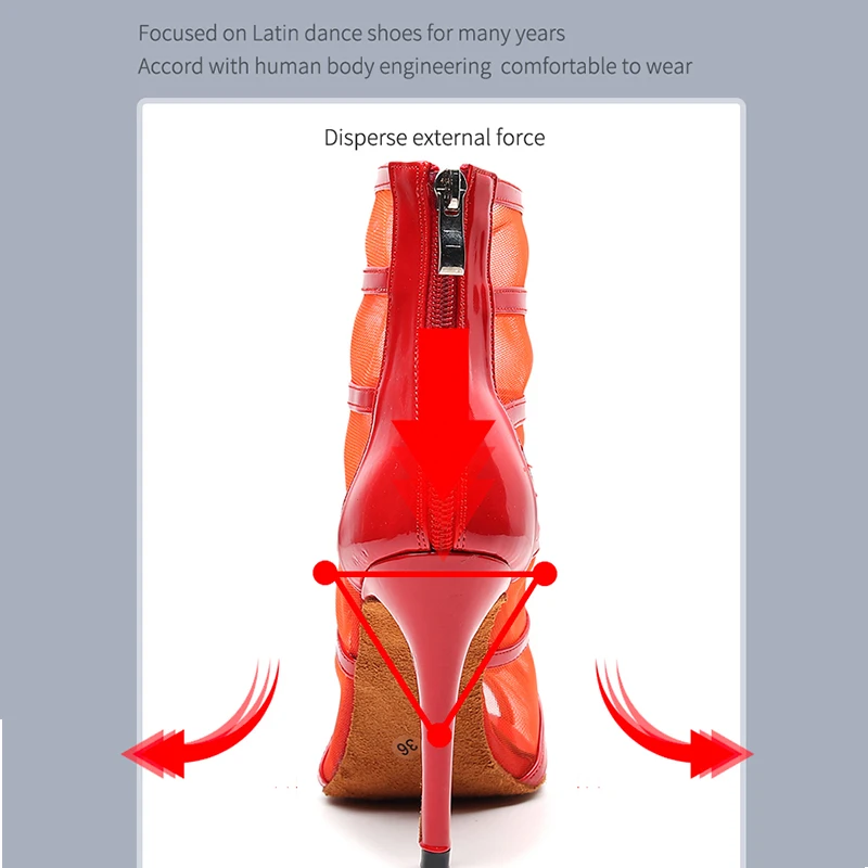 Туфли женские для латиноамериканских танцев с мягкой подошвой | Спорт и