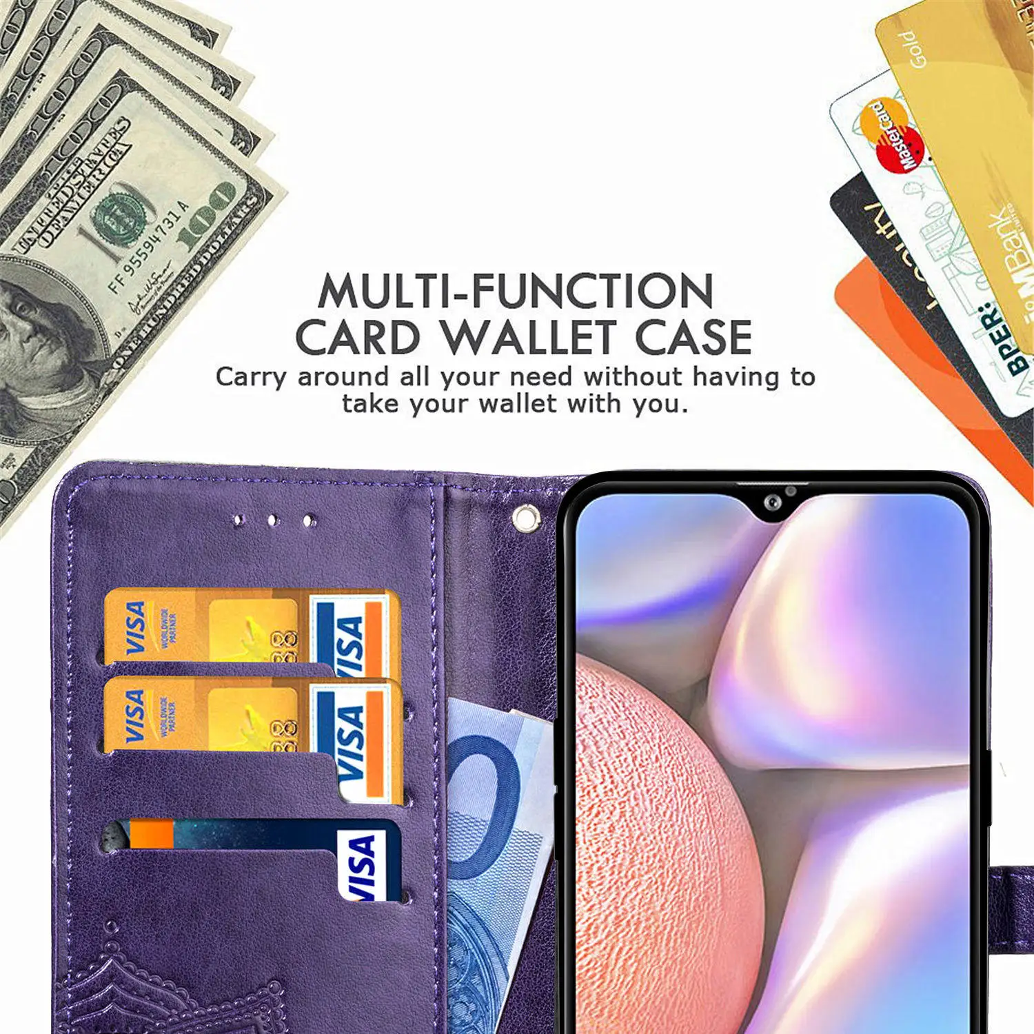 Чехол-книжка A10E A10S A10 из кожи с откидной крышкой для samsung Galaxy A10 A10E A10S A 10 Galaxy ya10 SM-A107F SM-A105F мягкий чехол-книжка из ТПУ