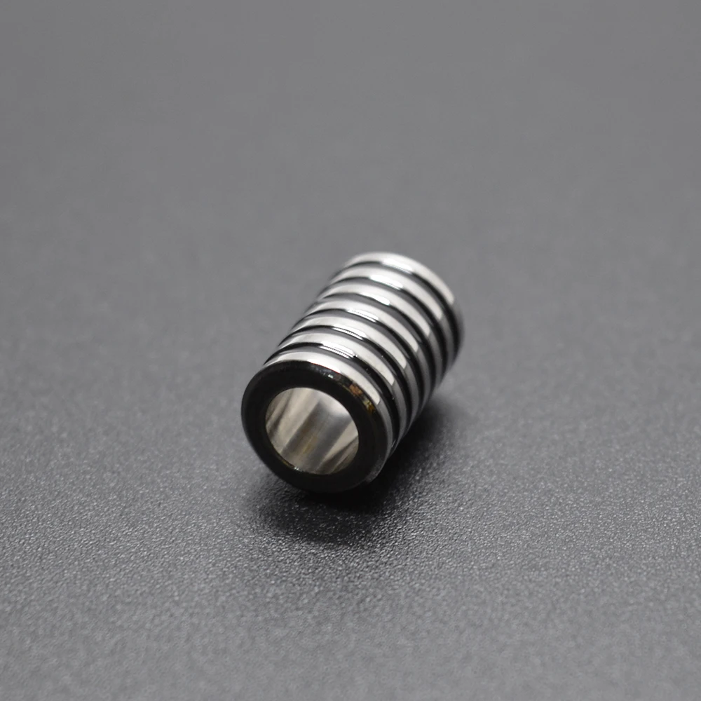 4 шт. / набор отверстие 5 мм / 6 мм нержавеющая стальная трубка с эмалью для изготовления браслетов ювелирных изделий оптом.