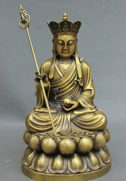 Оптовая продажа фабрики 12 народная китайская бронза буддизм Тан Шень монах Dharma