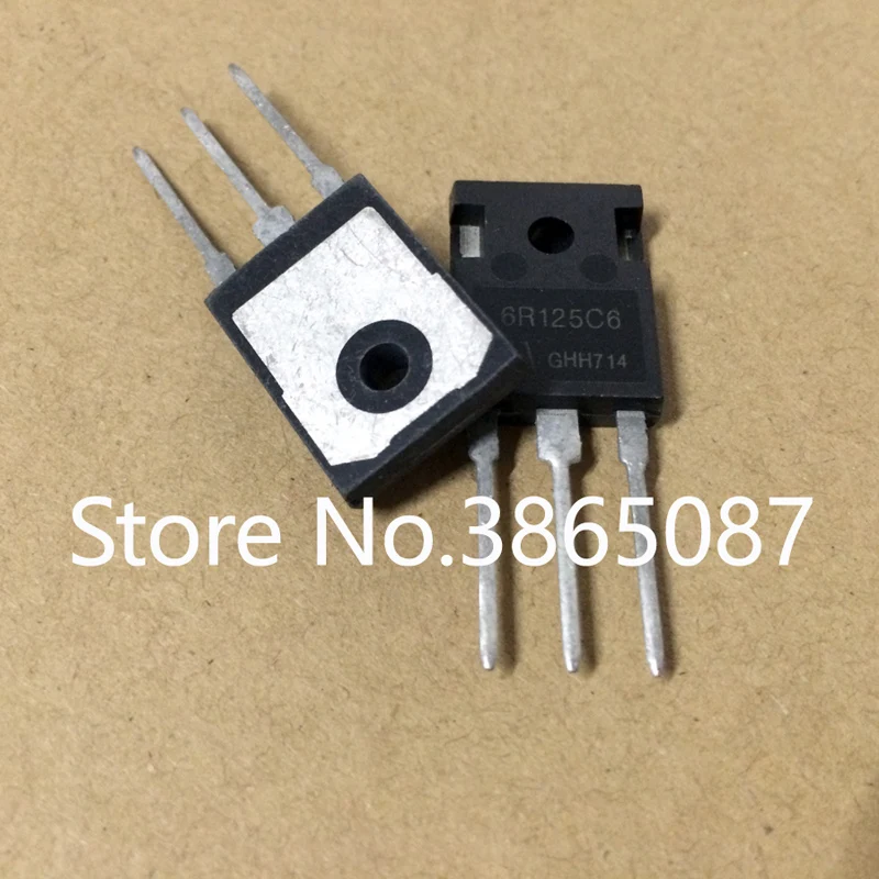Оригинальный Новый МОП транзистор 6R125 6R125P IPW60R125CP или 6R125C6 TO 247 N CHANNEL SI трубка 20