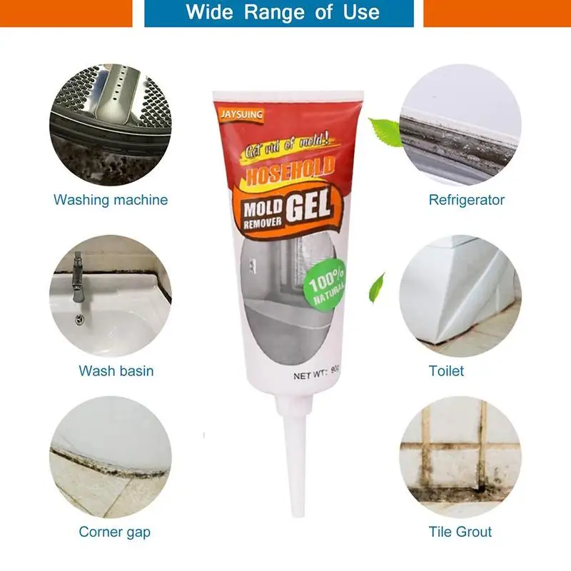 

1Pcs Household Mold Mildew Remover Gel Wall Cleaner Cleaning Supplies Clean Caulk Kitchen Home Chemicals Down Tool Bathroom F4G8