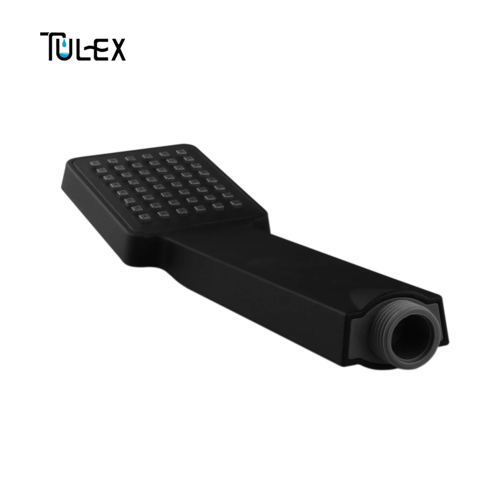 Tulex Насадки для душа оптом и в розницу ABS Пластик Ванная комната опрыскиватель экономии воды черный ручной Handshower один Функция насадка для душа лейка для душа душ