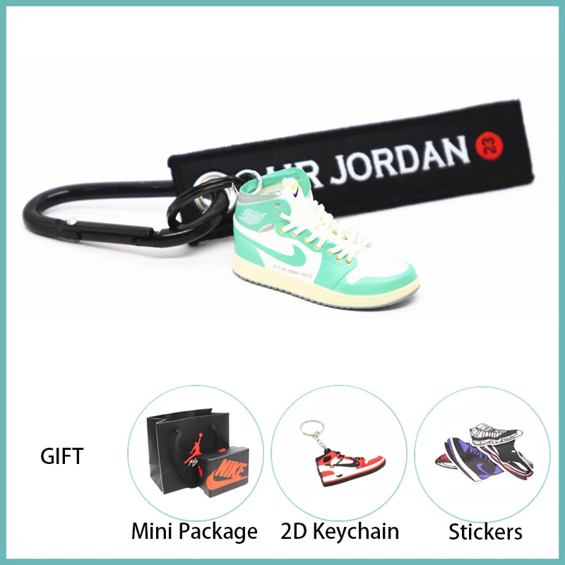 Новинка ручной работы 3D AJ Key ChaiAir Mini Jordan кроссовки модель милый брелок для ключей Баскетбольная обувь Подарочный Брелок для ключей модные украшения - Цвет: 4