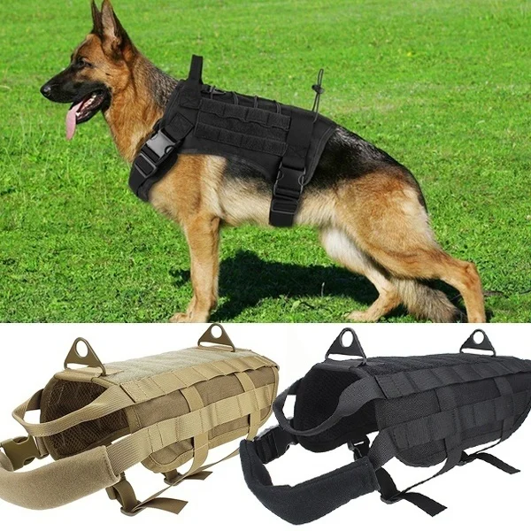 4 цвета Tactical Высококачественная тактическая жилетка для собак питомец товары