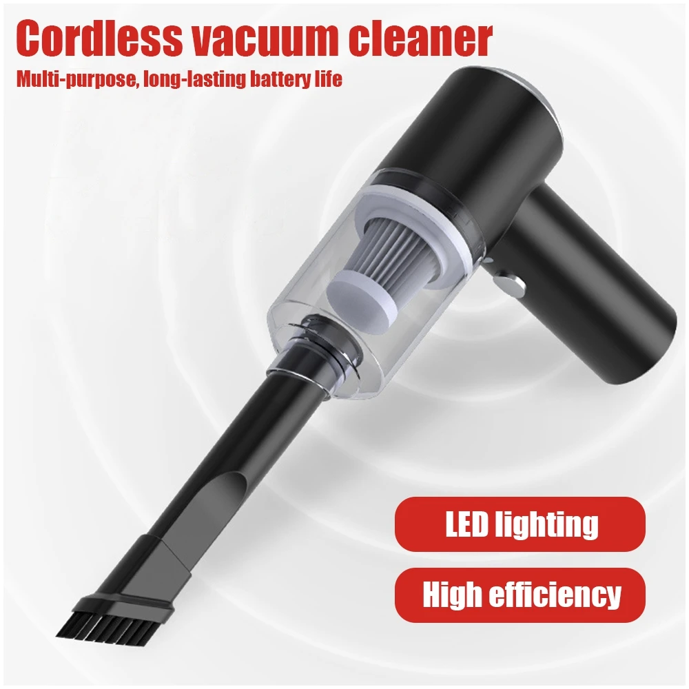 

Portable Cordless Car Vacuum Cleaner Mini Wireless Handheld Auto Vacumm Cleaner with Super Strong Suction For Auto Accessories