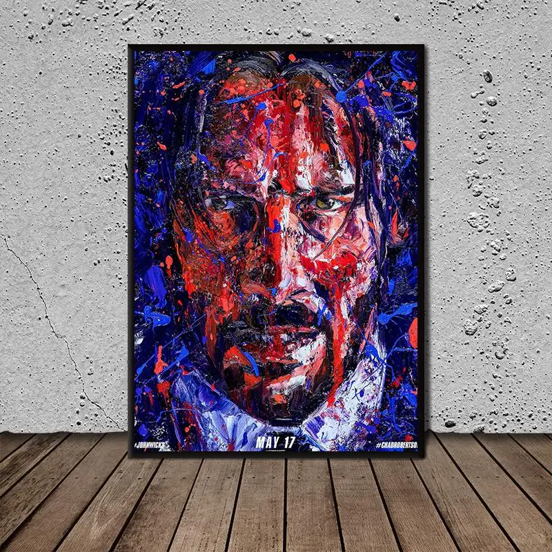 

HD Print John Wick Art Poster Canvas Art Picture for Living Room Home Decor