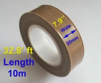 1 roll ptfe tape electrical practical insulation high temperature acid base resistant cloth tape roll for vacuum cleane
