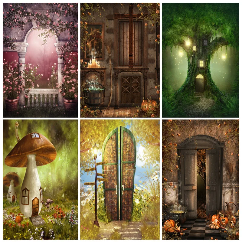 

Fairy Tale Wonderland Forest Jungle Fairy Dreamy Photo Backdrops Children Photography Backgrounds For Photo Studio 210404MHT-02
