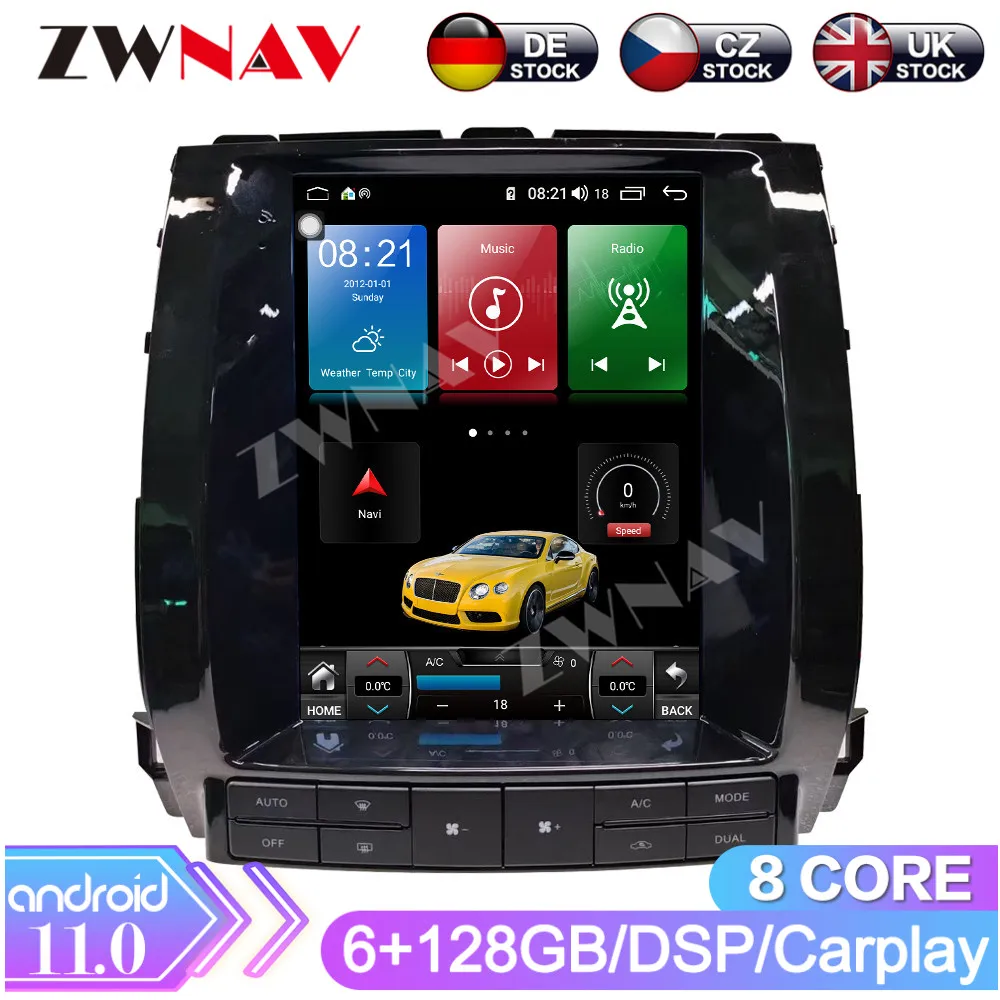 

9.7" Tesla Style Android 11 For Toyota Prado 120 2002 - 2009 Car DVD Multimedia Radio Player Auto GPS Navigation Stereo HeadUnit