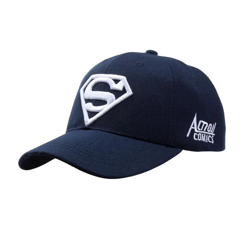 Модная Мужская и Женская Бейсболка Snapback с регулируемой посадкой кепка супермена