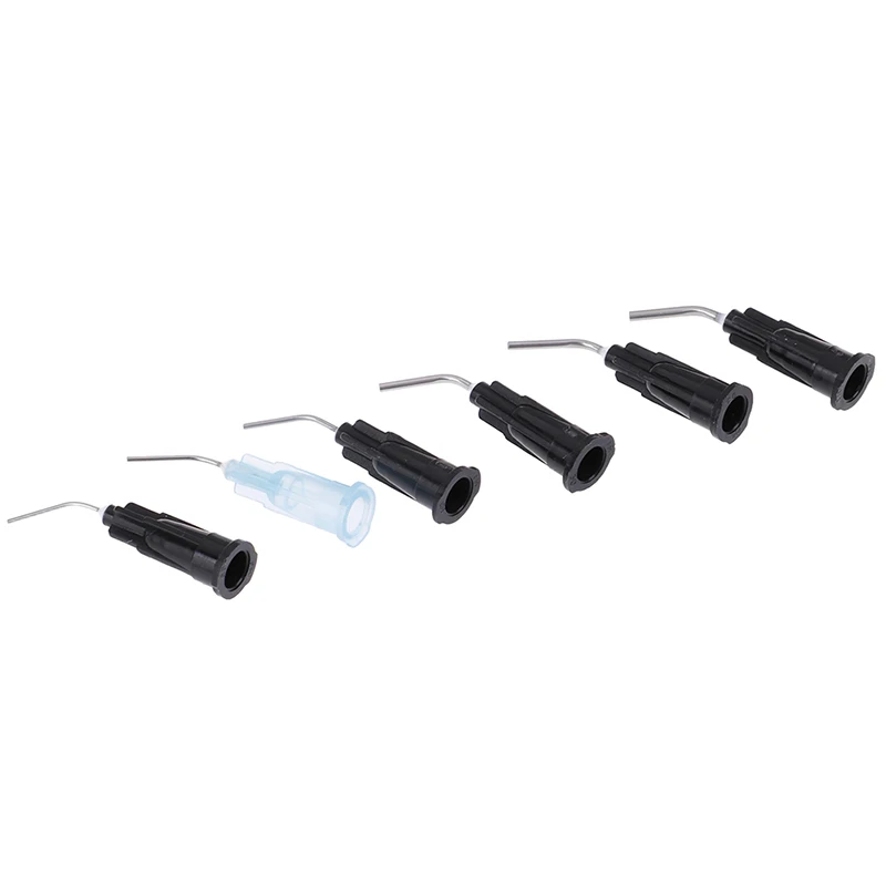 Изогнутые наконечники для ирригации 100 шт. стоматологический герметик потока