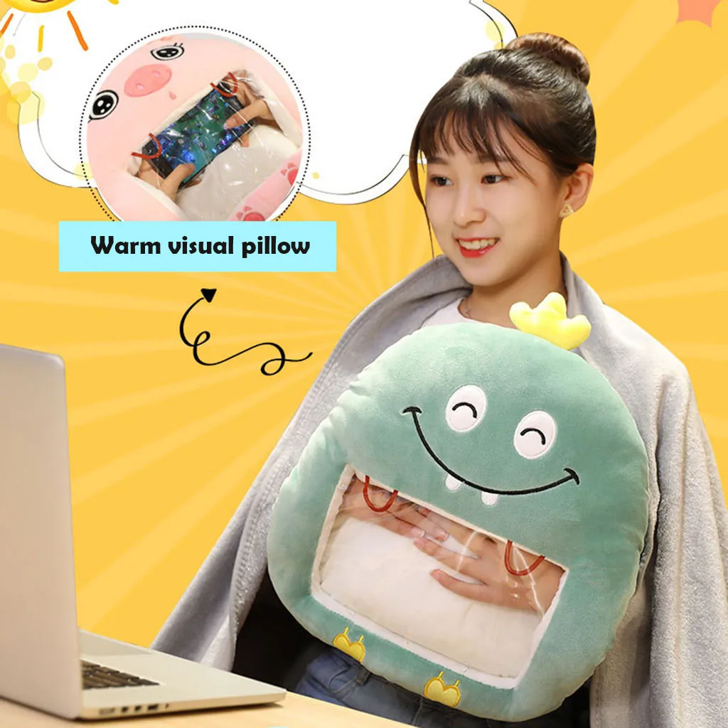 1 плюшевая теплая игрушка мультяшная прозрачная ручная Наполняющая кукла