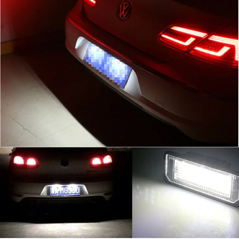 Светодиодсветильник лампа Canbus для номерного знака Audi A3 A4 S4 RS4 B6 B7 A6 RS6 S6 C6 A5 S5 2D Cabrio Q7