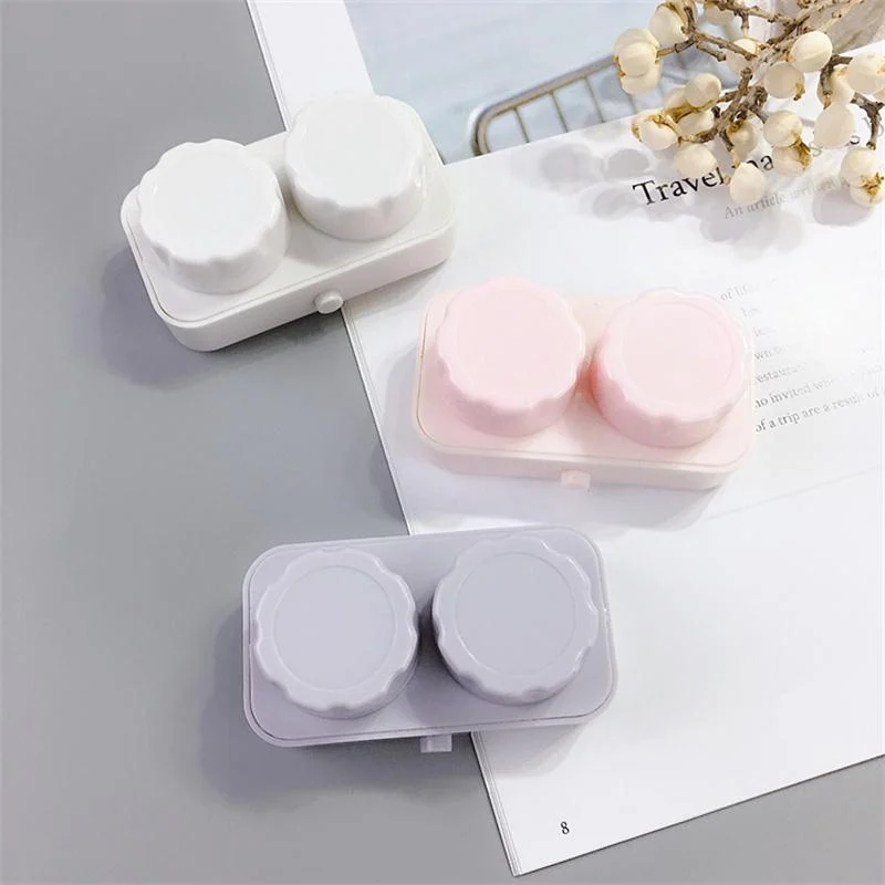 Стильный и простой практичный сплошной цвет чистящее средство для контактных