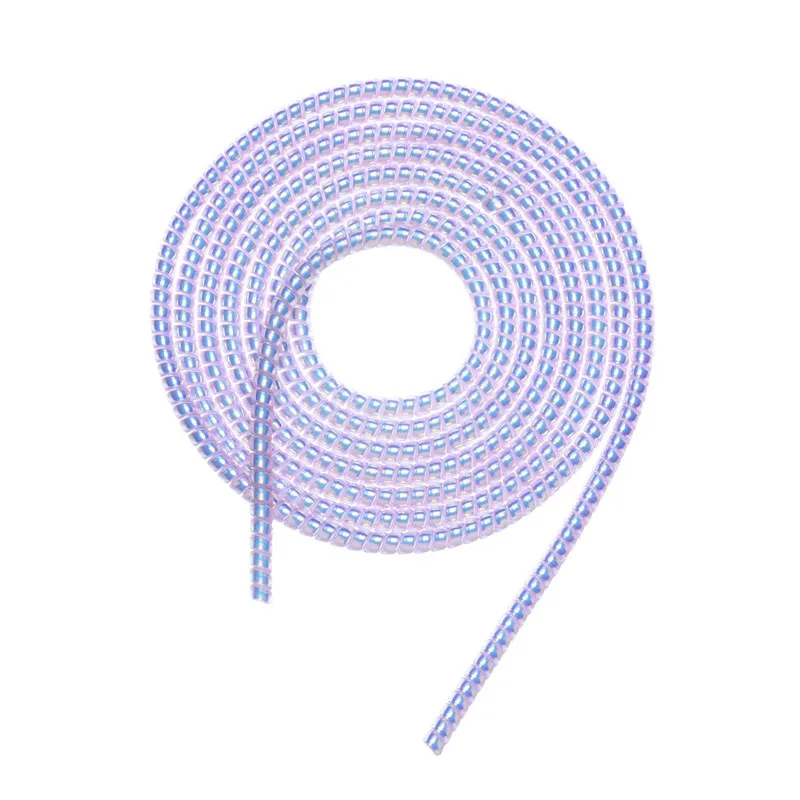 

laser Cable USB Protector for Iphone Headphone Dust Proof Winder 1.15M Earpods Rope Protection Spring Twine Earphones Cover