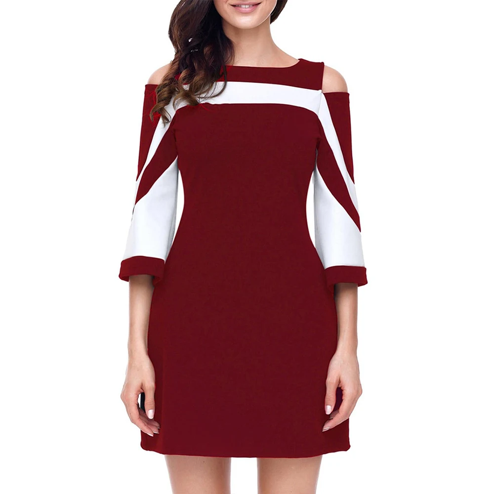 

Woman Dress 2021 Summer Vintage Sexy Off Shoulder Party Dress Women Casual Plus Size Slim Office Pencil Mini Dress 5XL