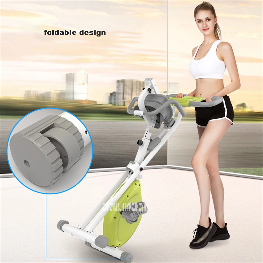 

8 Gear Magnetic Control Bike Folding Mute Indoor-Cycling Spinning Exercise Bike Weight Loss Fitness Exercise Dynamic Bicycle