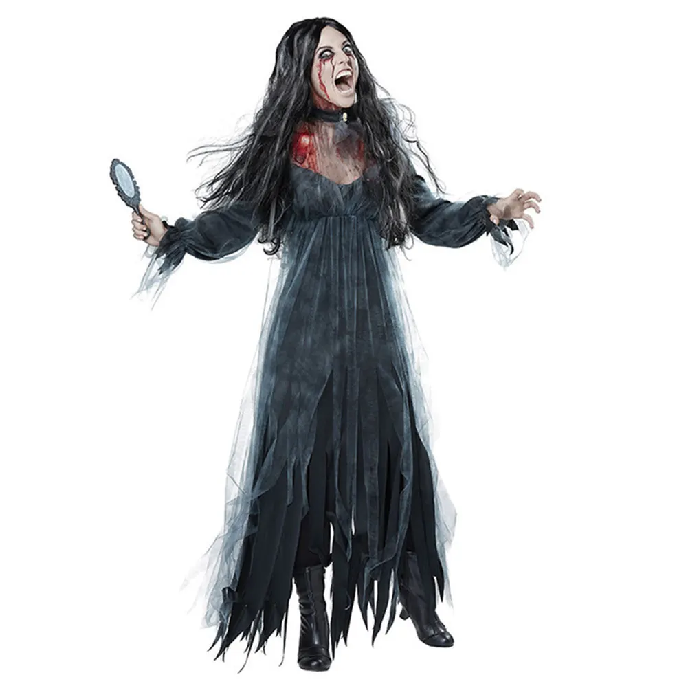 

2021 Vampire Bride Cosplay Costume Dress Outfits Halloween Carnival Suit