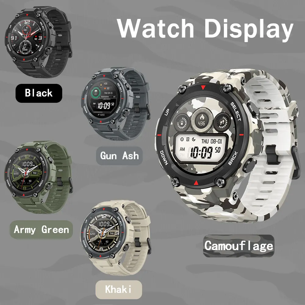 Amazfit T Rex rex глобальная Версия смарт часов 20 дней Срок службы батареи GPS 14