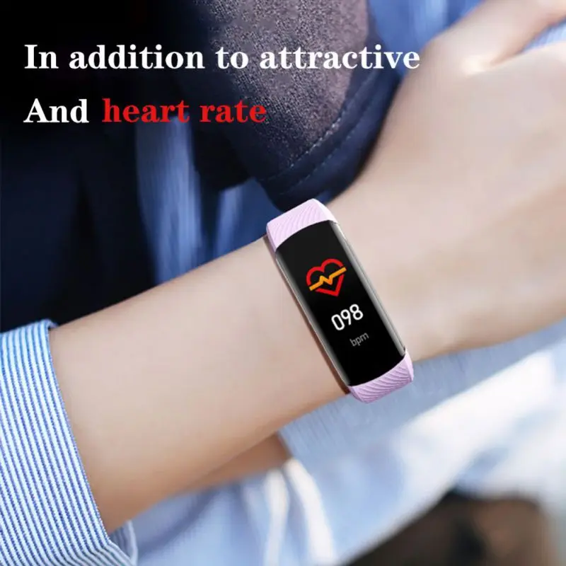 

C6T Body Temperature Bracelet Watch Information Push Sleep Exercise Step Smart Bracelet Waterproof Fashion Bracele
