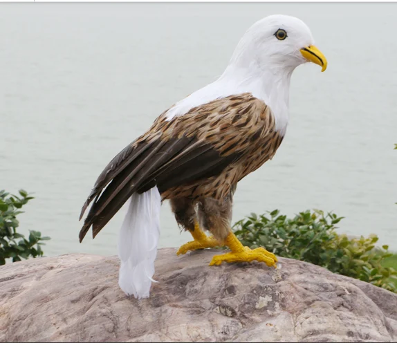

foam&feathers eagle about 33cm colourful eagle handicraft prop home garden decoration gift p0798