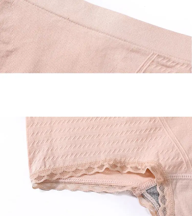 

3 Pcs Japanese Modal Warm Palace Mid-rise Hips Lifiting Boxer Briefs Women's 2019 Lace Solid Color Breathable Female Briefs 6905