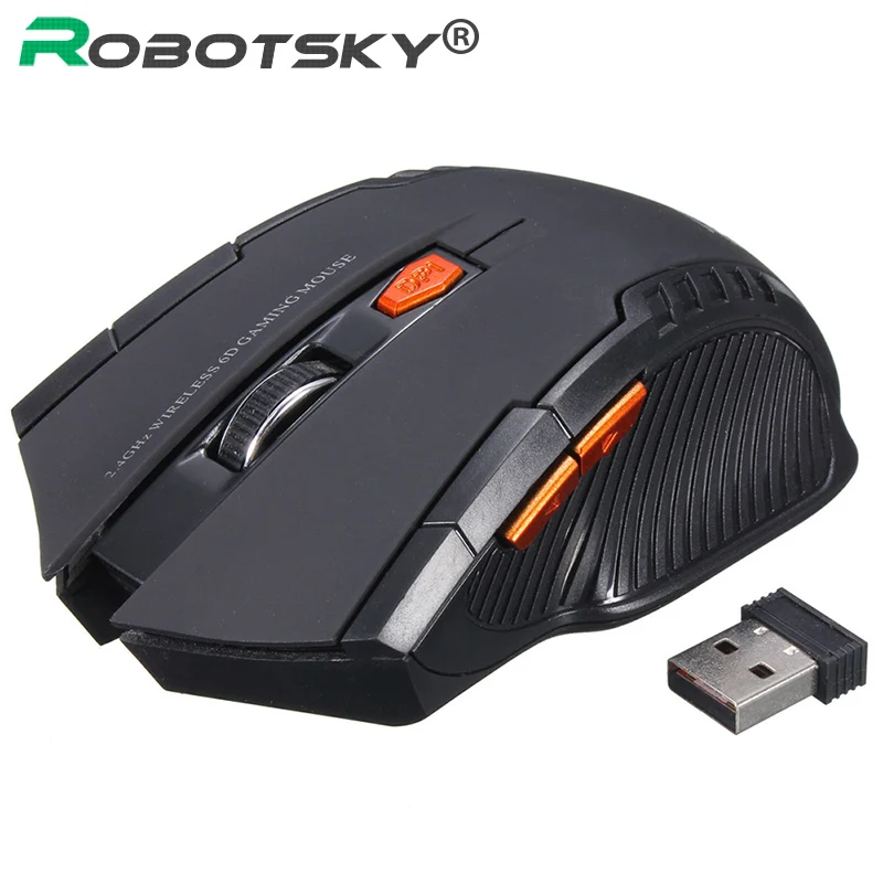 Беспроводная игровая мышь 1200DPI оптическая с USB приемником новая 2 4 ГГц для ПК и