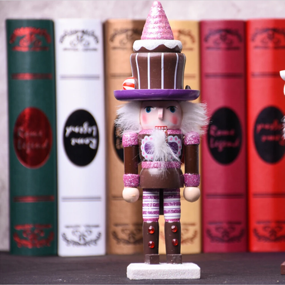 Рождественский Щелкунчик Кукольный Миниатюрный Декор мороженое милый солдат