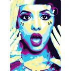 5D алмазная живопись, настенное искусство, мелини мартиez, картина для вышивки крестиком, американская известная звезда певицы, квадратная вышивка, подарок