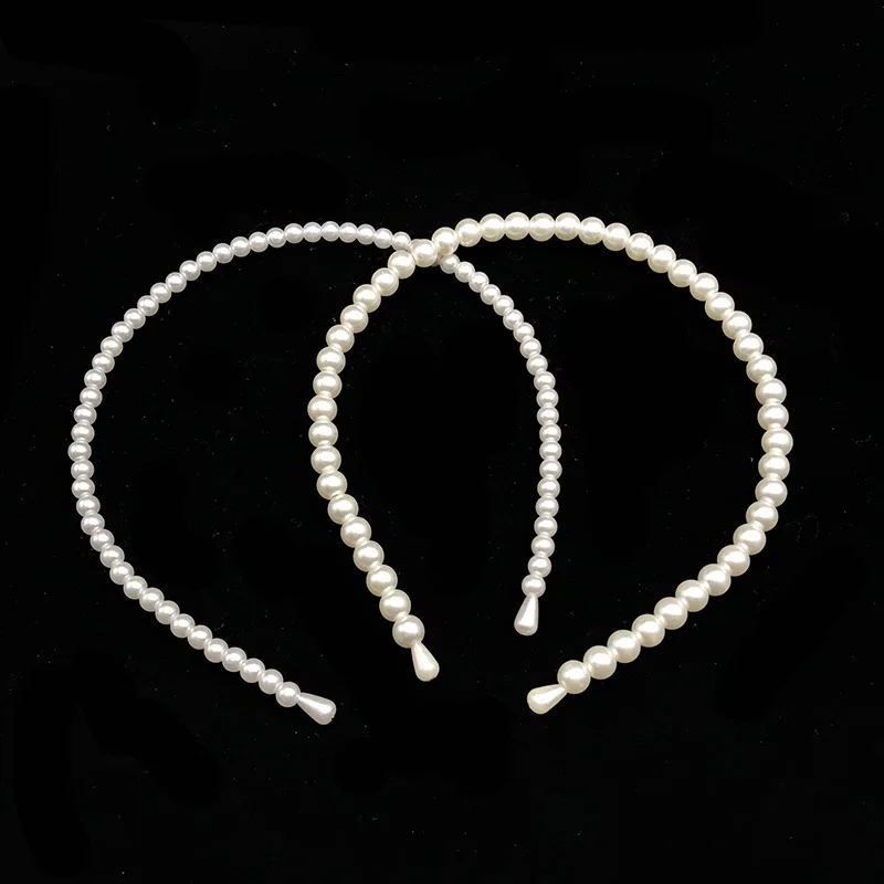 Элегантный Полный ободок для волос девушек женщин обруч вечерние жемчужные