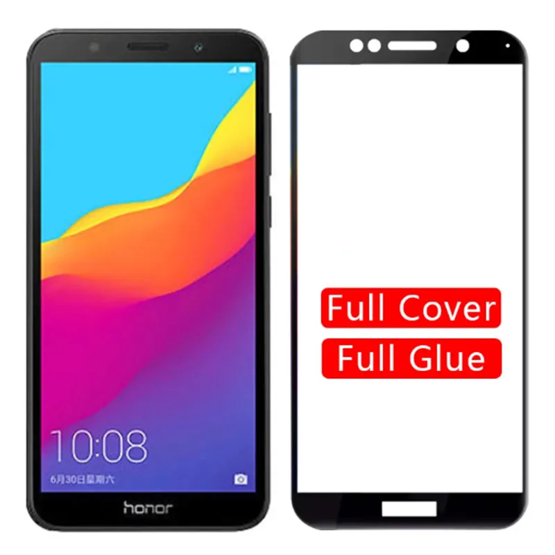 

Защитное стекло 9D 9H для Honor 7a, 7A Pro, AUM-AL29 5,7, 7C, 7S, Защитная пленка для экрана Huawei Honor 7a, 7apro, 7X