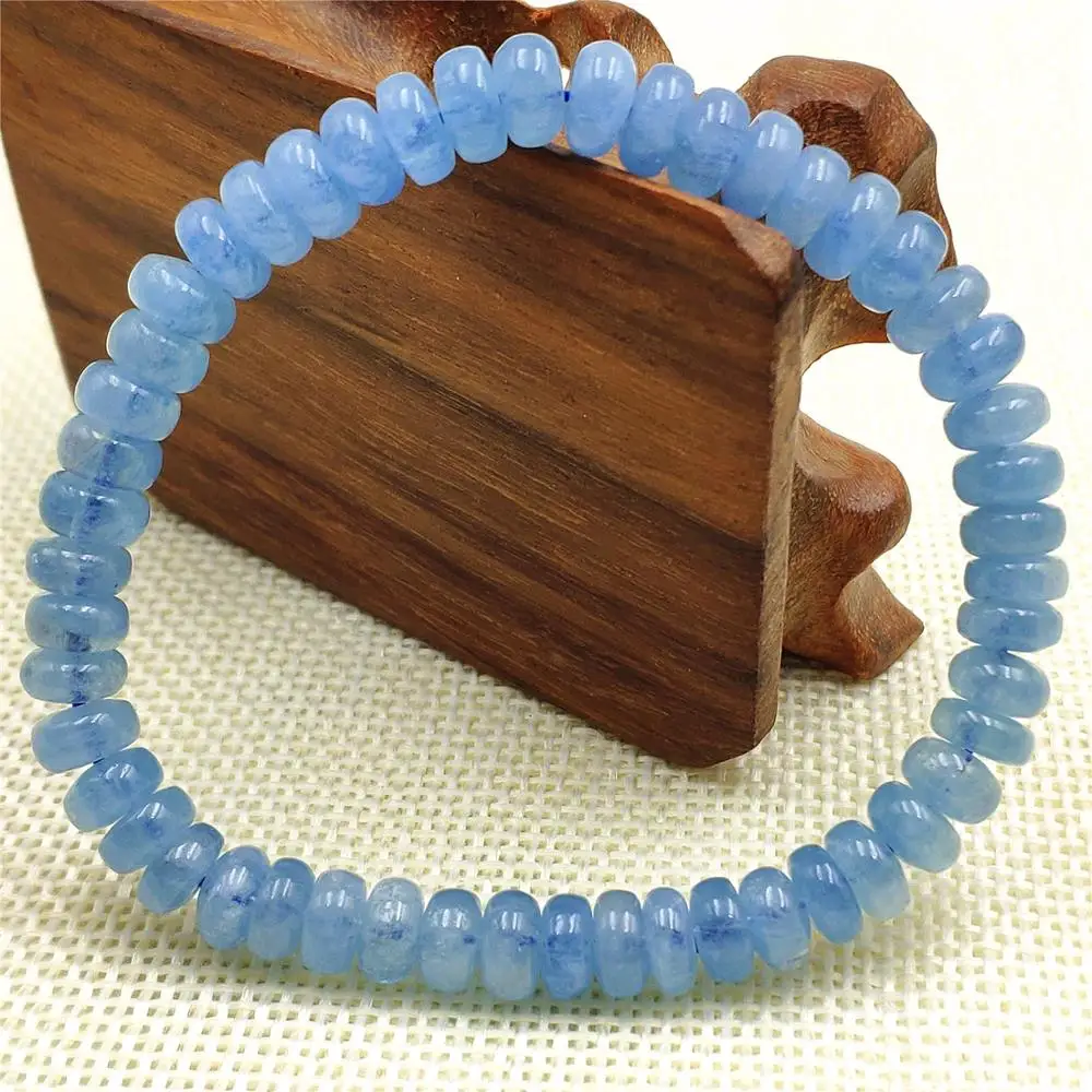 Натуральные Синие Бриллианты для женщин и мужчин подарок 7 мм растягивающиеся