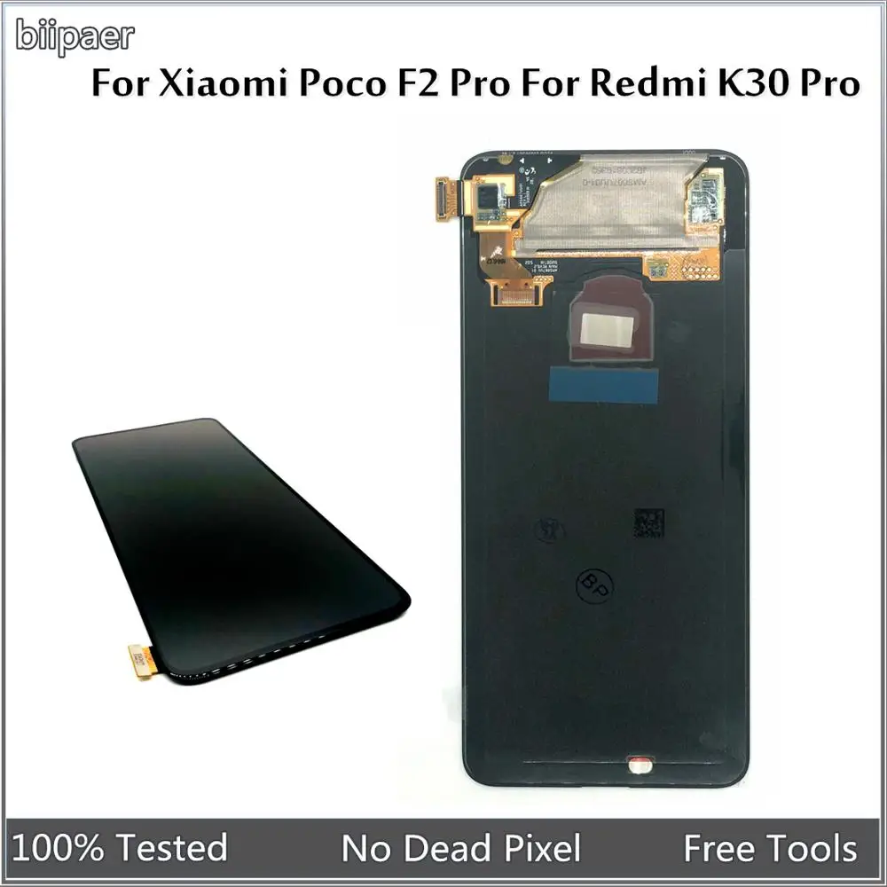 

Original 6.67'' LCD Screen For Redmi K30 Pro LCD Display Touch Screen Digitizer Assembly Without Frame For Pocophone F2 Pro