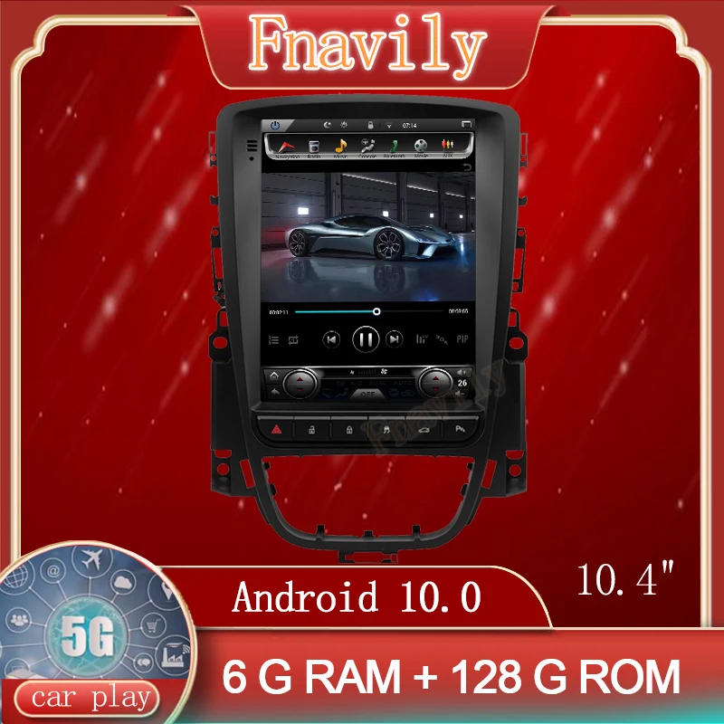 Автомагнитола на Android 10 для Opel Astra J Автомобильная Мультимедийная система Dvd плеер