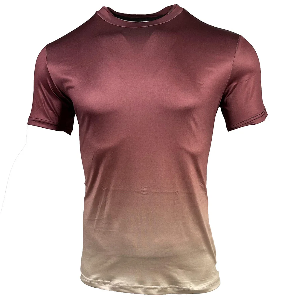 

Brand new short-sleeved T-shirt 2021 men's fashion casual men's O-neck top T-shirt hip-hop stretch fitness T-shirt clothing 4XL