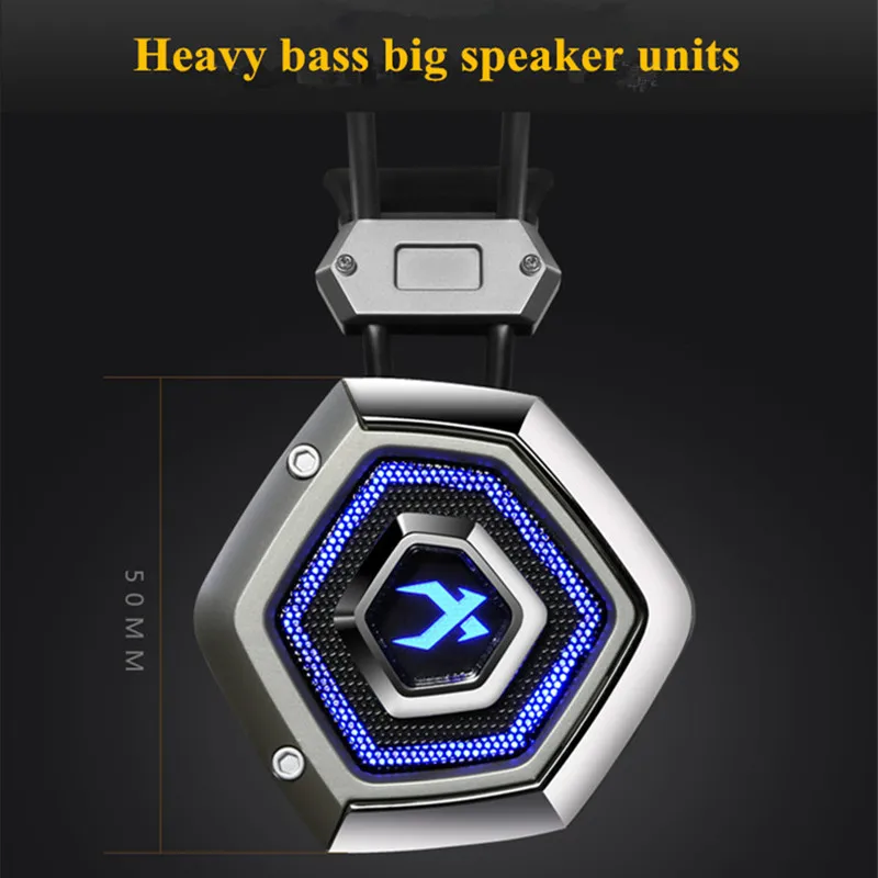 Pro USB стерео игровые наушники гарнитура для компьютера бас XIBERIA X13 Накладные ПК