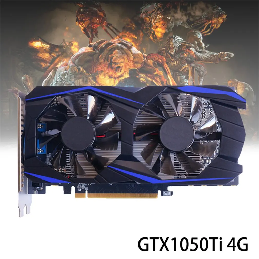 4G GTX960 мультимедийная игровая видеокарта с охлаждающим вентилятором HDMI VGA и DVI