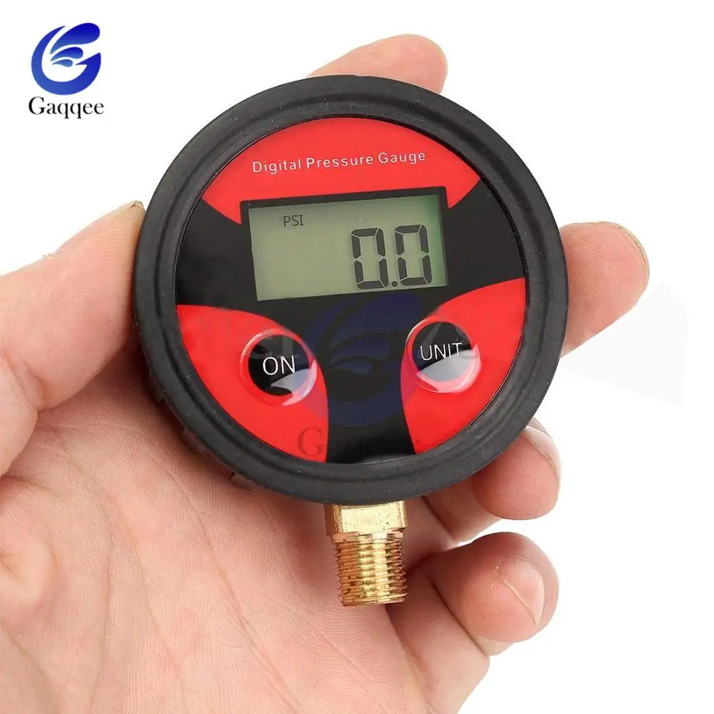0 200 фунтов/кв. Дюйм манометр с циферблатом тестер цифровой измеритель давления в