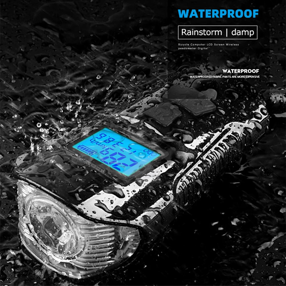 Маленький велосипедный светильник USB Перезаряжаемый передний светодиодный