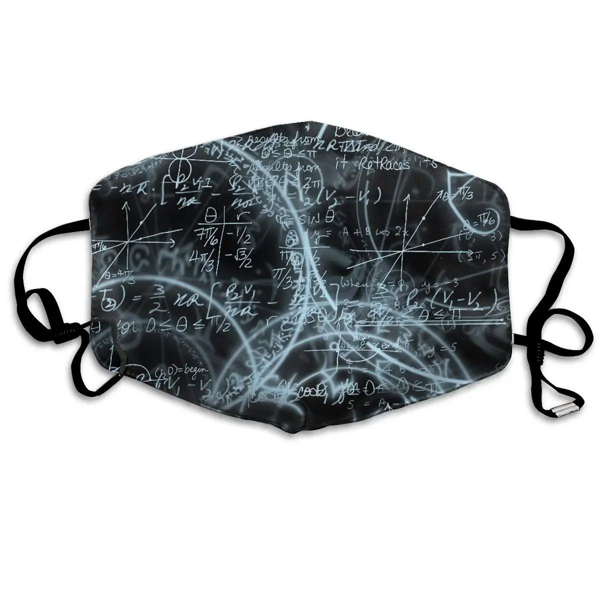 

Unisex Print Mouth Mask - Famous Mathematical Formula Art Polyester Anti-dust Mouth-Muffle - Fashion Washed Reusable Face Masks